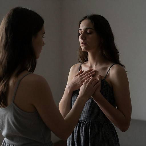 Moody Photograph of Two Women Together
