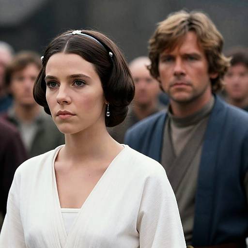 Princess Leia and Luke Skywalker from Star Wars