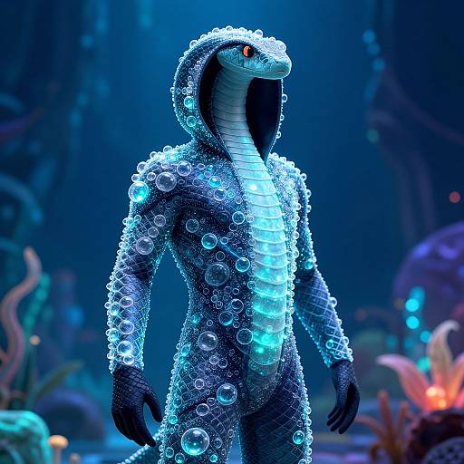 Cobra Bubbles Luminescent Snake Suit