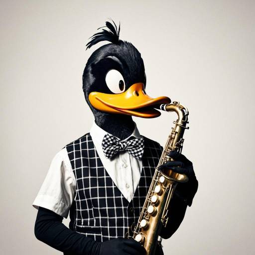 Daffy Duck as a Jazz Performer