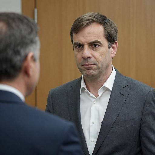 Serious Conversation Between Two Men