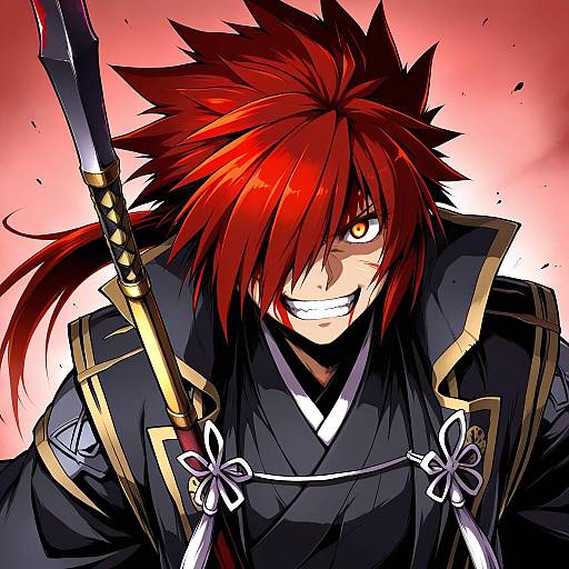 Illustration of Mori nagayoshi (fate), fate (series) in the style of Tomoshibi hidekazu