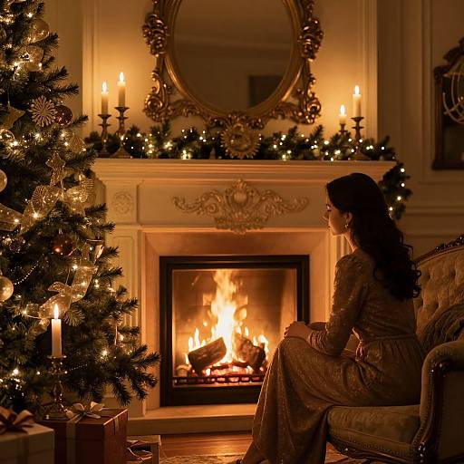 Luxurious Holiday Warmth and Elegance