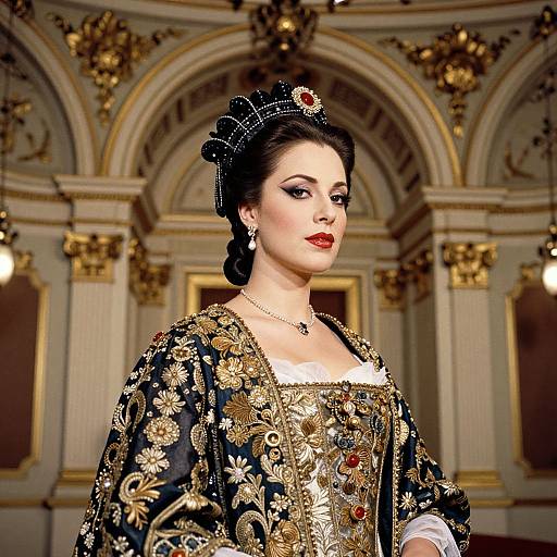 Elegant Italian Opera Singer Portrait