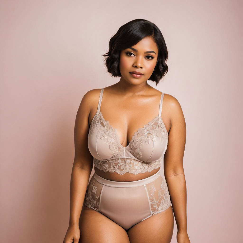 Dreamy Photo Shoot of Curvy Model