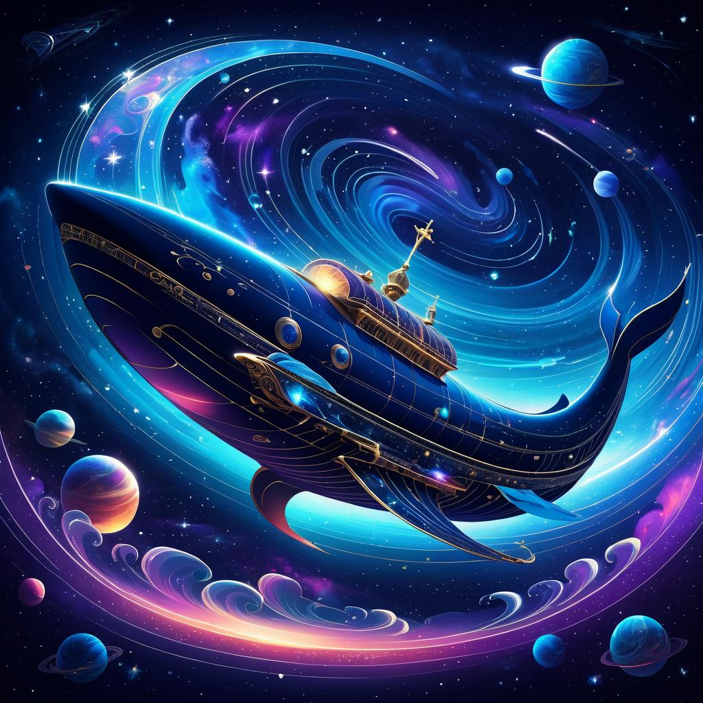 Baroque Space Whale in Galactic Adventure