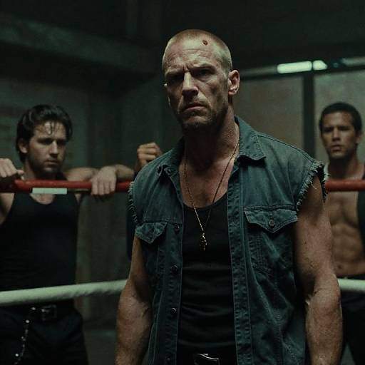 Gritty Underground Fight Club Scene