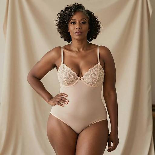 Timeless Boudoir: Elegant Mature Runway Muse