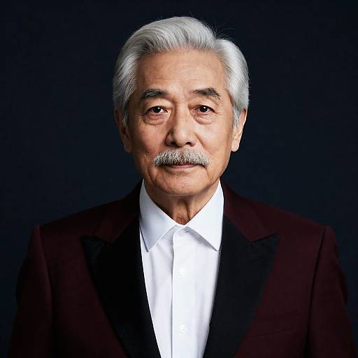 Distinguished Elderly Man in Suit