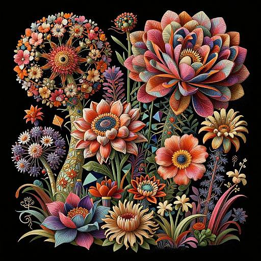 Surreal Fused Flora Fantasy Art