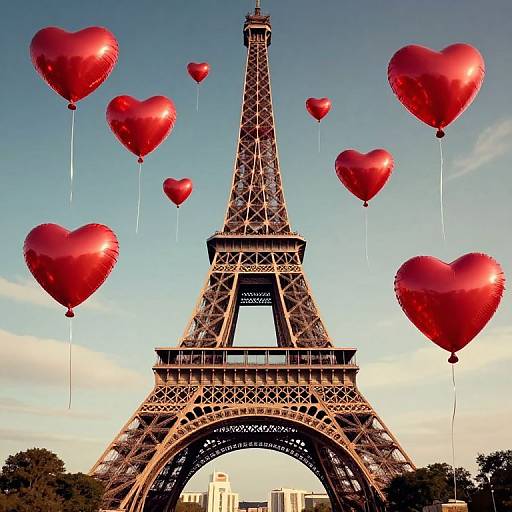 Romantic Vintage Eiffel Tower Collage