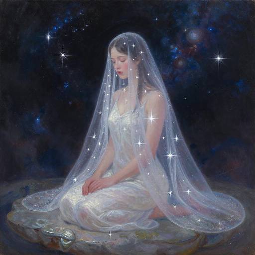 Mystic in Cosmic Starfield Serenity