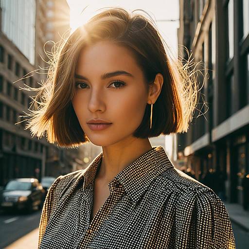 Textured Bob with Urban Chic Style