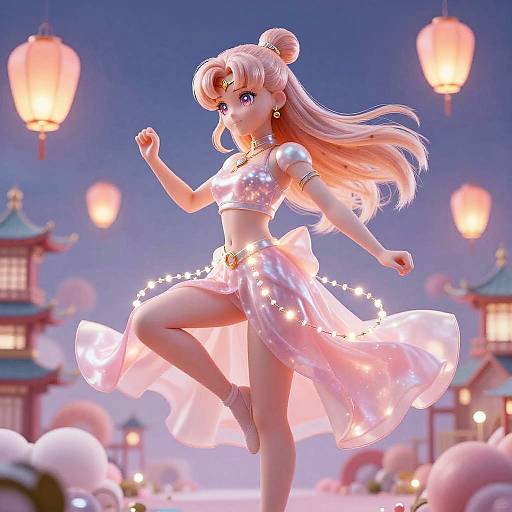 Magical Girl Android 18 in Dreamscape