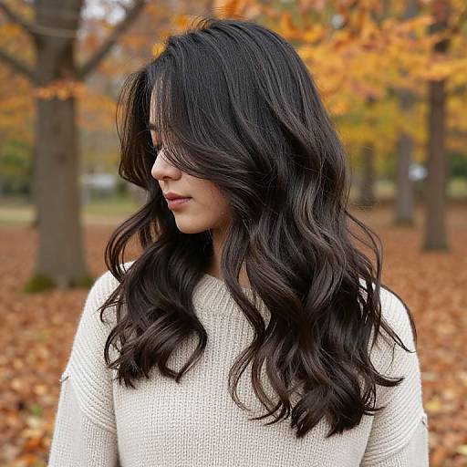 Autumn Waves with Soft Highlights