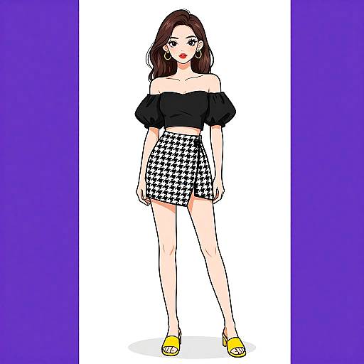 Stylish Woman in Modern Streetwear