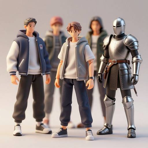 Figma Figurines in Diverse Clothing Styles