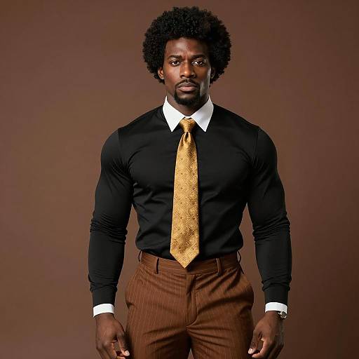 Stylish Portrait of a Fashionable Man