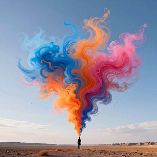 Kaleidoscopic Sky Defying Gravity