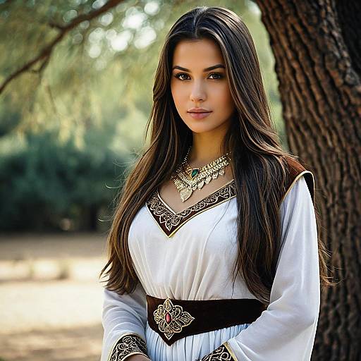 Enchanting Arabian Knight Costume Portrait