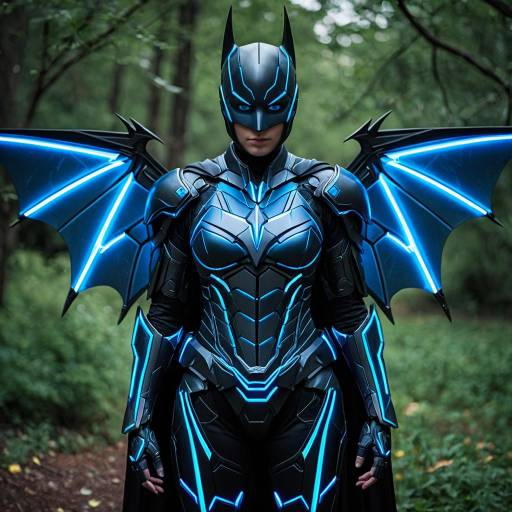 Intricate Batwing Cosplay Costume Design