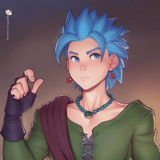 Illustration of Camus (dq11), dragon quest in the style of Bbc-chan