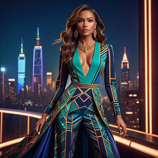Bold Fashion Portrait of a Fierce Woman