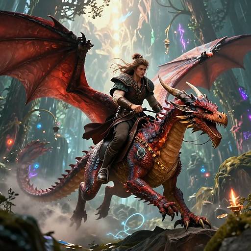 Legendary Hero Bowles Riding Dragon