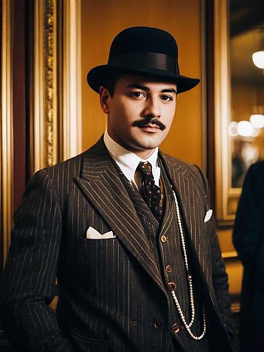 Candid Portrait of 1920s Man