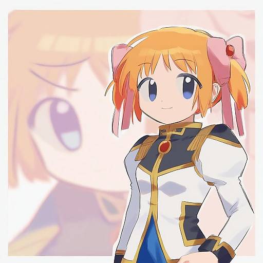 Illustration of Apricot sakuraba, galaxy angel rune in the style of Rougetsu (eclipse)