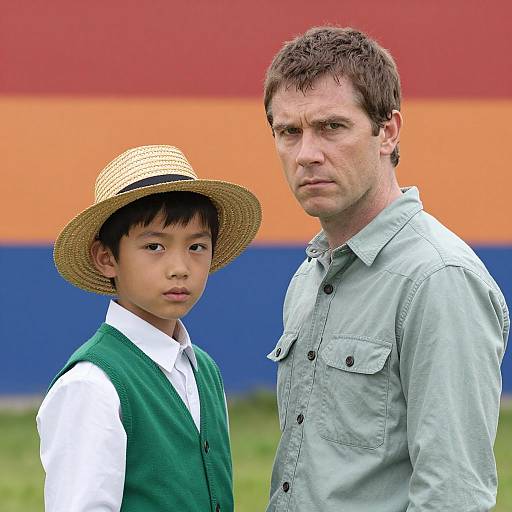 Portrait of a Man and Young Boy