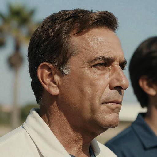 Portrait of a Middle-Aged Man Outdoors