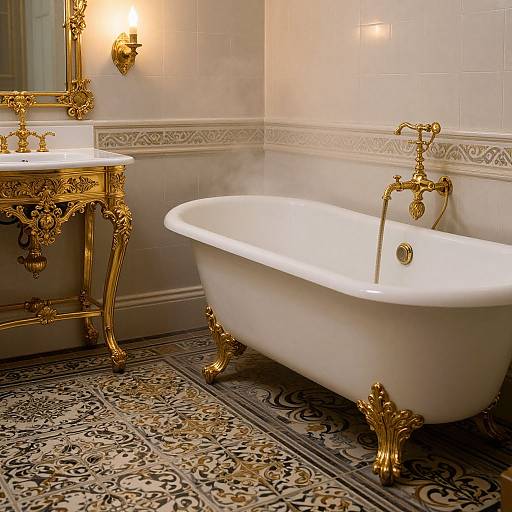 Victorian Bathroom Vintage Elegance