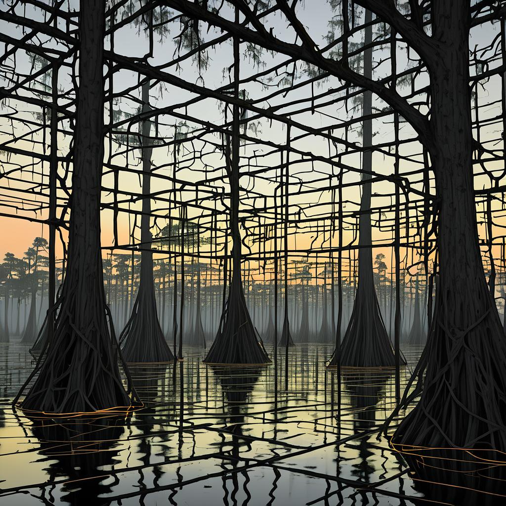 Mysterious Cypress Swampland in 3D