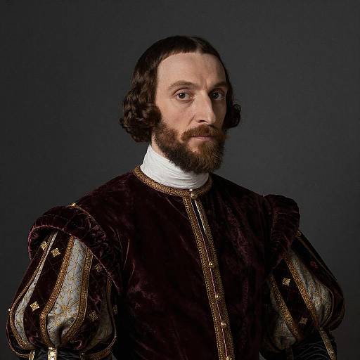 Regal Renaissance Bard Portrait