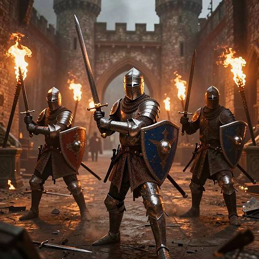 Cinematic Medieval Knights Rampage