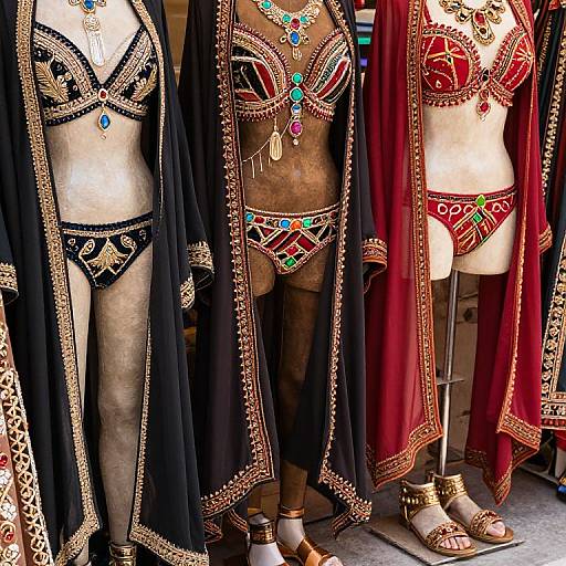 Middle Eastern Jewel Tone Lingerie