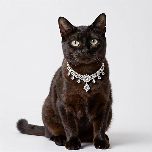 Luxurious Portrait of a Bambino Cat