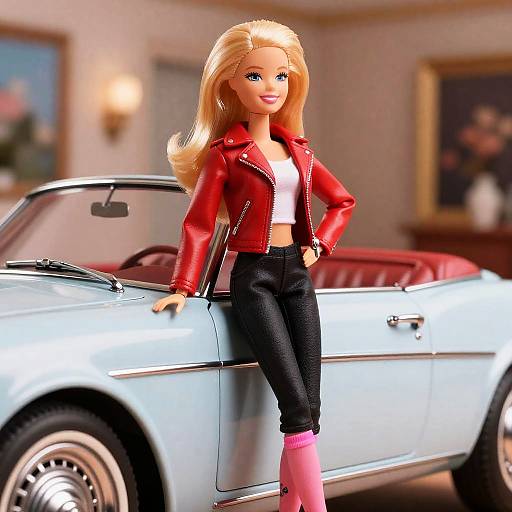 Ultra-Realistic Blonde Barbie Pixar Style