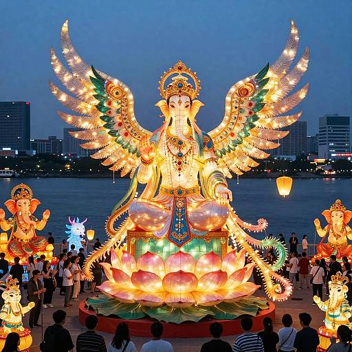 Celestial Phoenix at Seoul Lantern Festival