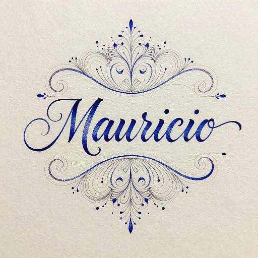 Ornate Victorian Cursive Calligraphy