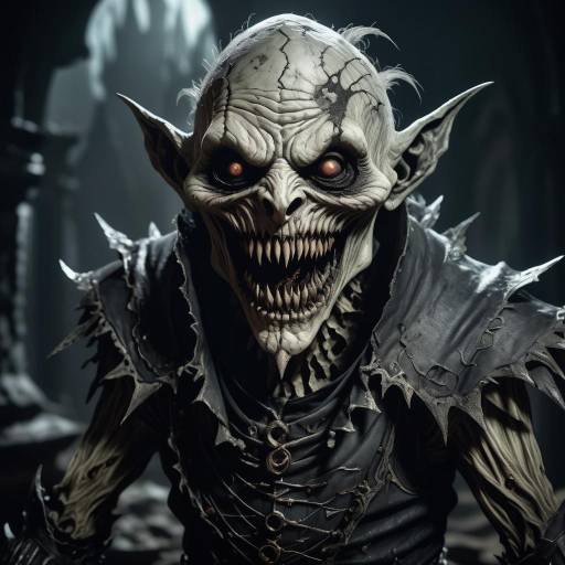 Grotesque Ghoul in Nightmarish Detail