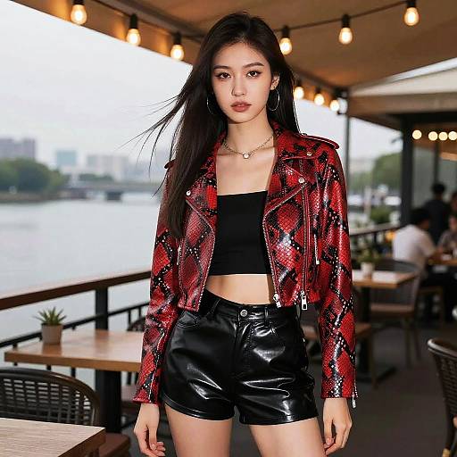 Edgy Hourglass Woman by Riverside