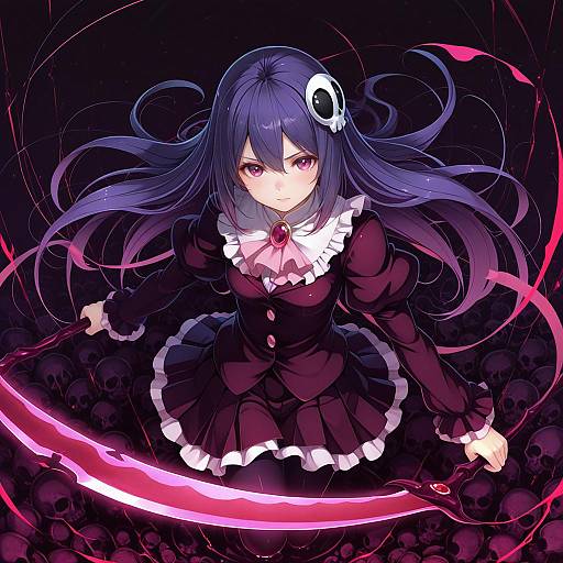 Illustration of Haqua d'rot herminium, kami nomi zo shiru sekai in the style of Kujou ichiso