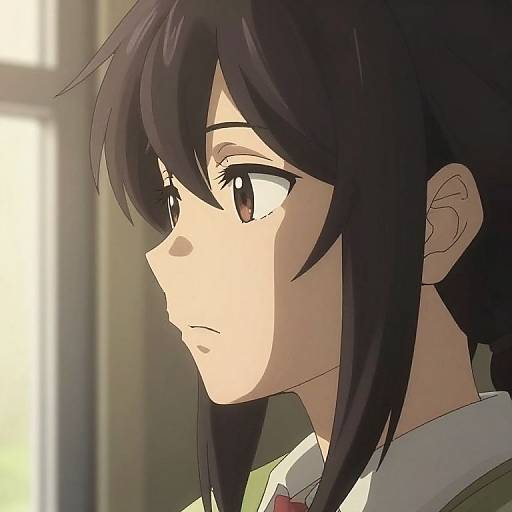 Profile of Tired Anime Character