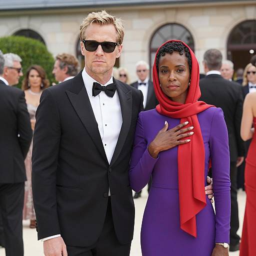 Elegant Formal Event with Diverse Guests