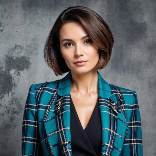 Chic Entrepreneur in Glamorous Studio Shoot