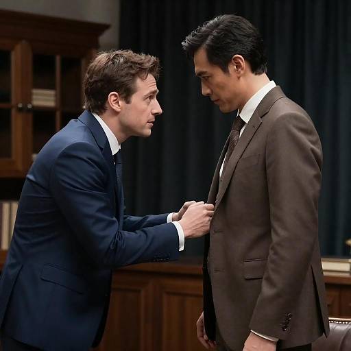 Intense Conversation in a Dim Room