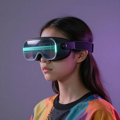 Futuristic AR Visor Fashion Concept