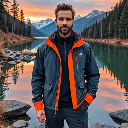 Dreamy Hiker in Triangular Shapes